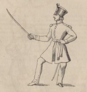 步兵劍術操典1845年版 外側式